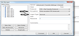 خطا Failed to retrieve directory listing در کار با ftp